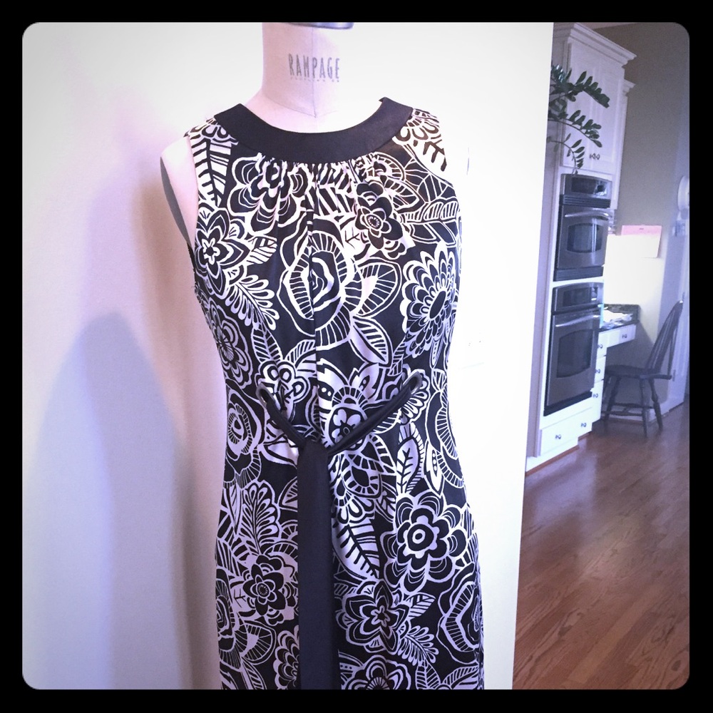 Black and White Dress